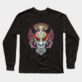 Samurai Mask Long Sleeve T-Shirt